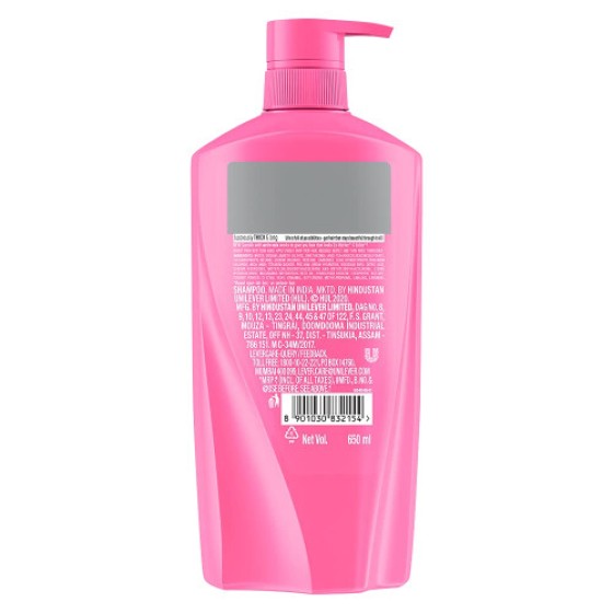 Sunsilk Volume & Thickening Shine Shampoo (with Keratin, Yogurt Scent) 650ml